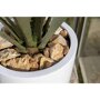 Pottery Pots Essential Ben ronde plantenbak middelhoog glanzend wit detail